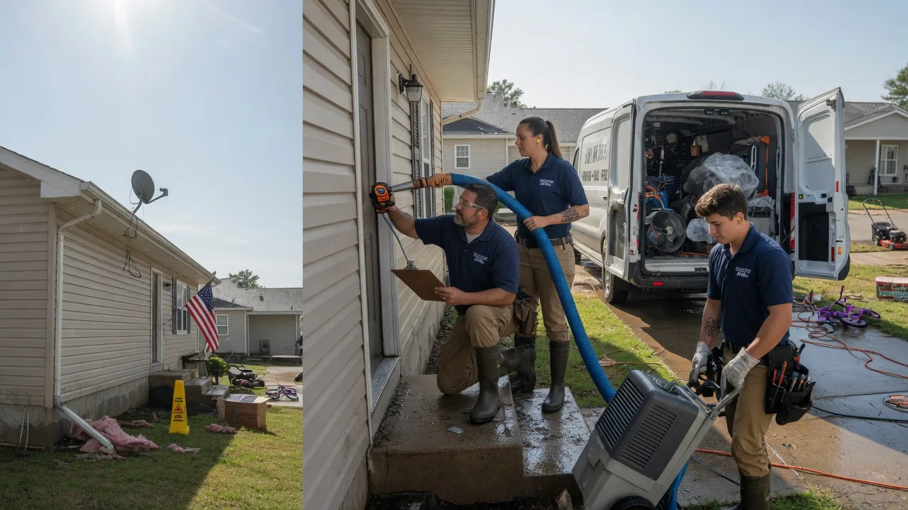 Ceiling Water Damage Restoration in Plymouth, WI near me